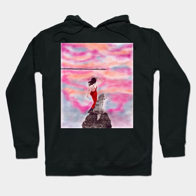 SKY IS THE LIMIT Hoodie by kazartsy